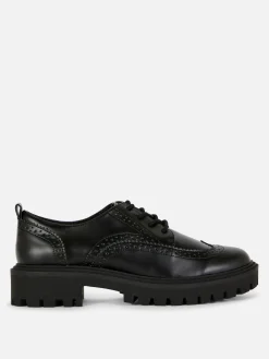 Chaussures Richelieu épaisses à Lacets