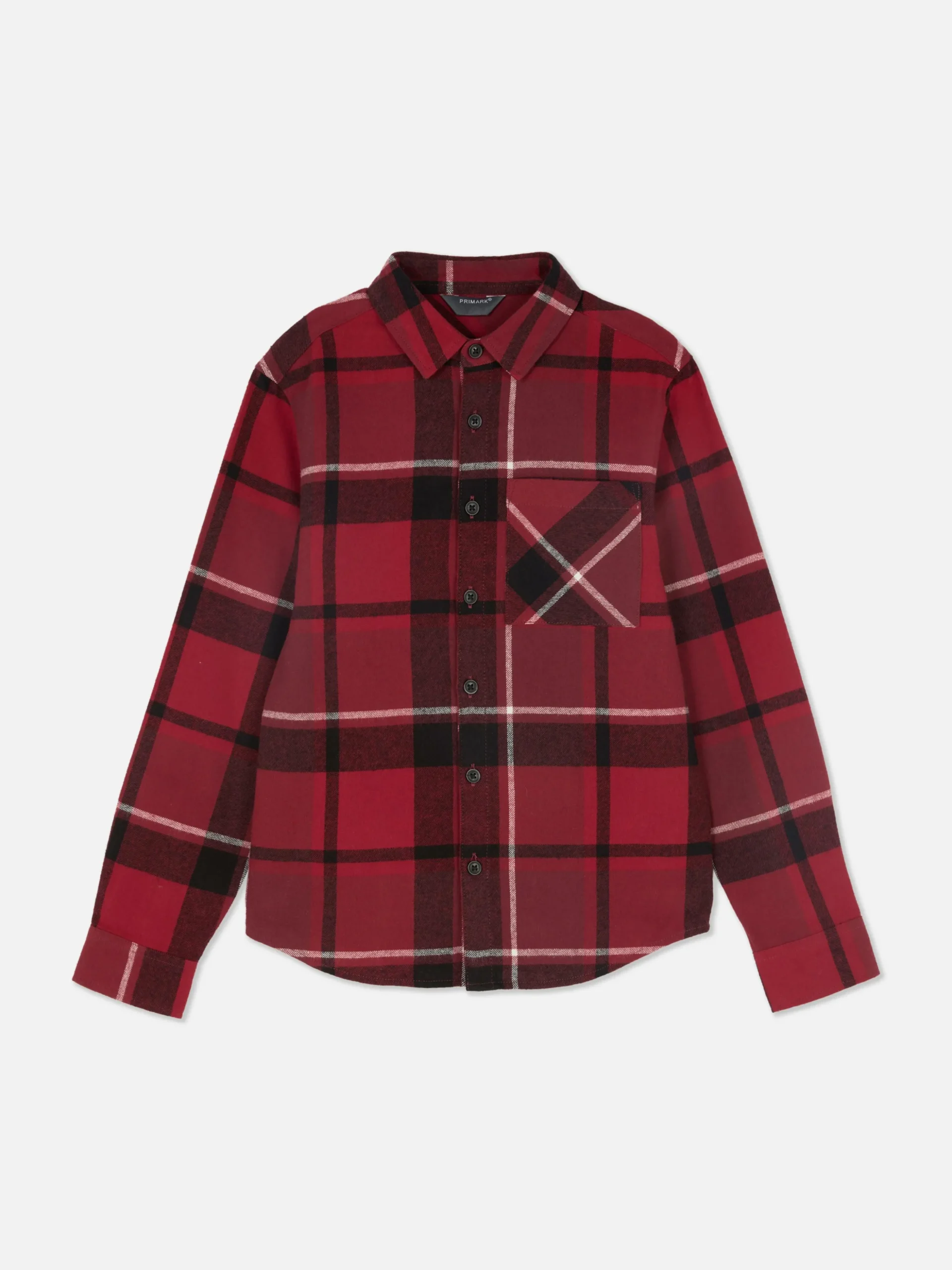 Chemise à Carreaux Boutonnée Et à Manches Longues
