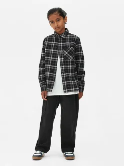 Chemise Boutonnée à Carreaux