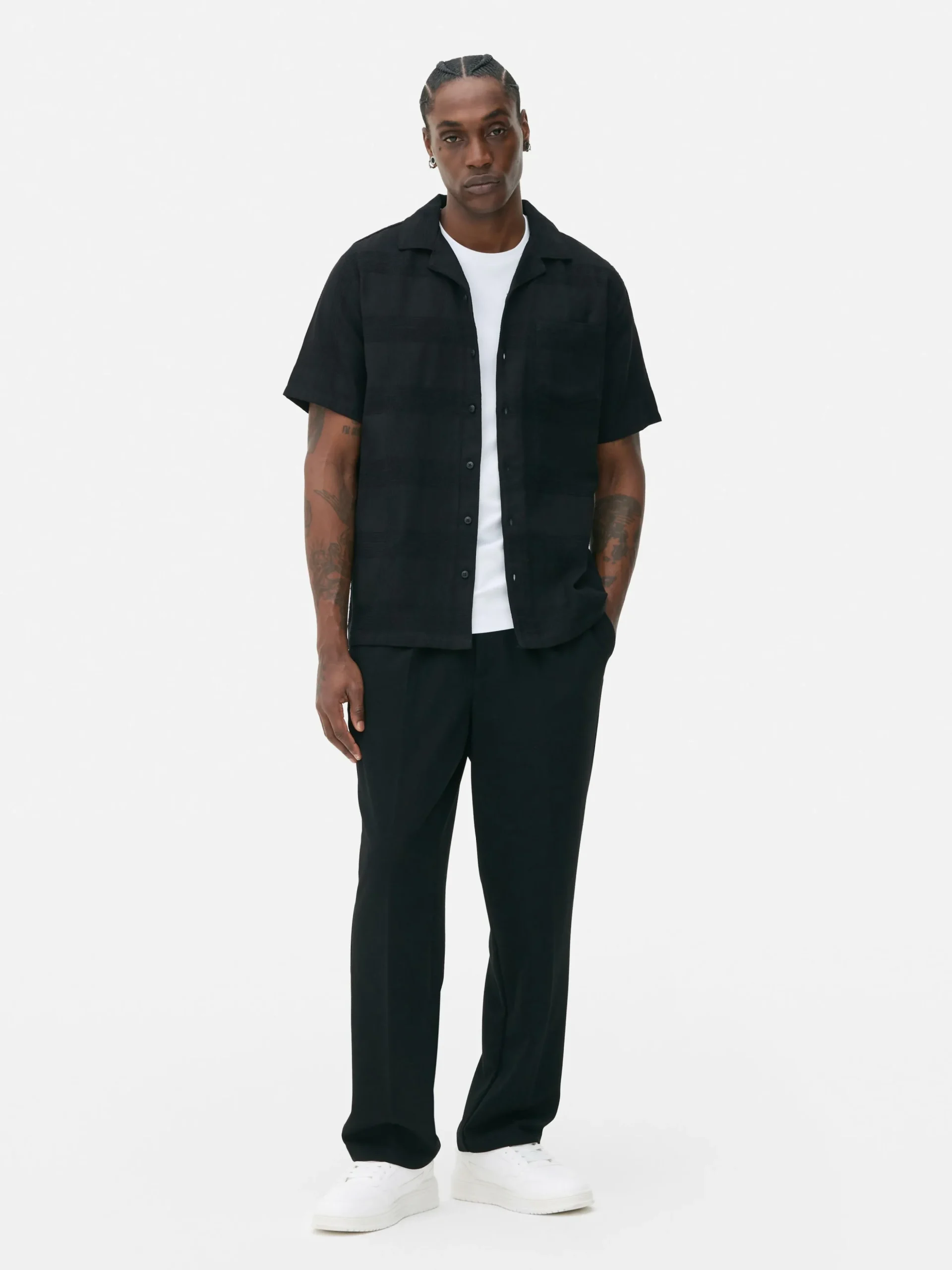 Chemise Boutonnée à Manches Courtes