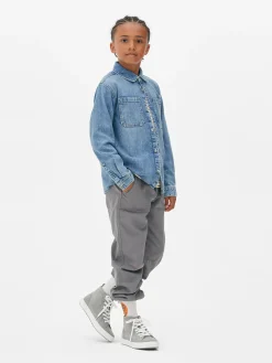 Chemise En Jean à Manches Longues