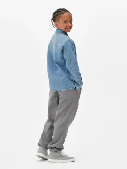 Chemise En Jean à Manches Longues