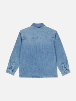 Chemise En Jean à Manches Longues