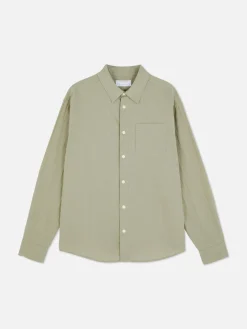 Chemise Jacquard à Manches Longues