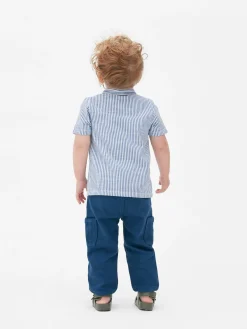Chemise Rayée à Manches Courtes