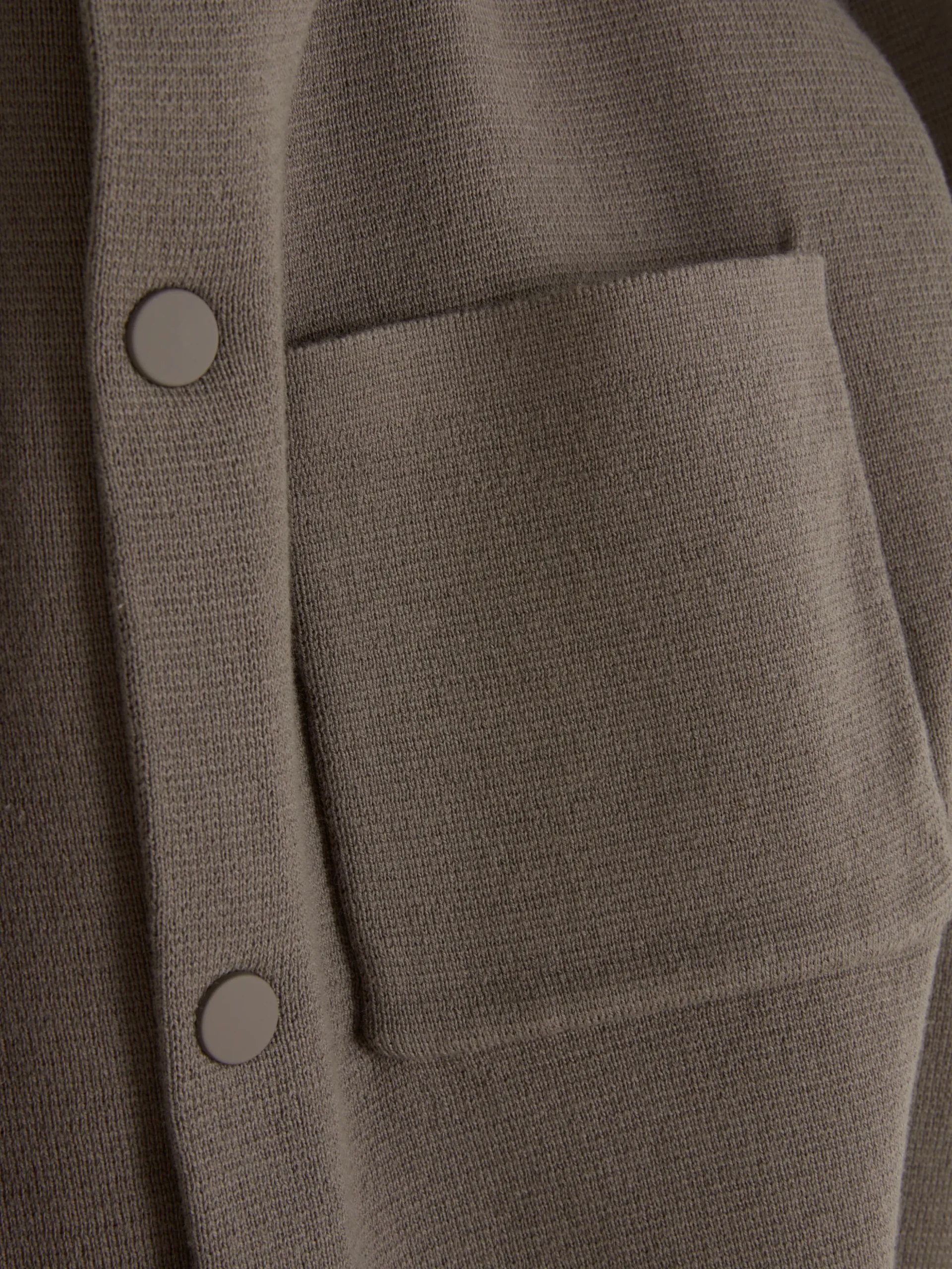 Chemise Tricotée à Boutons-pression