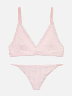 Ensemble Brassière Triangle Et String Sans Couture