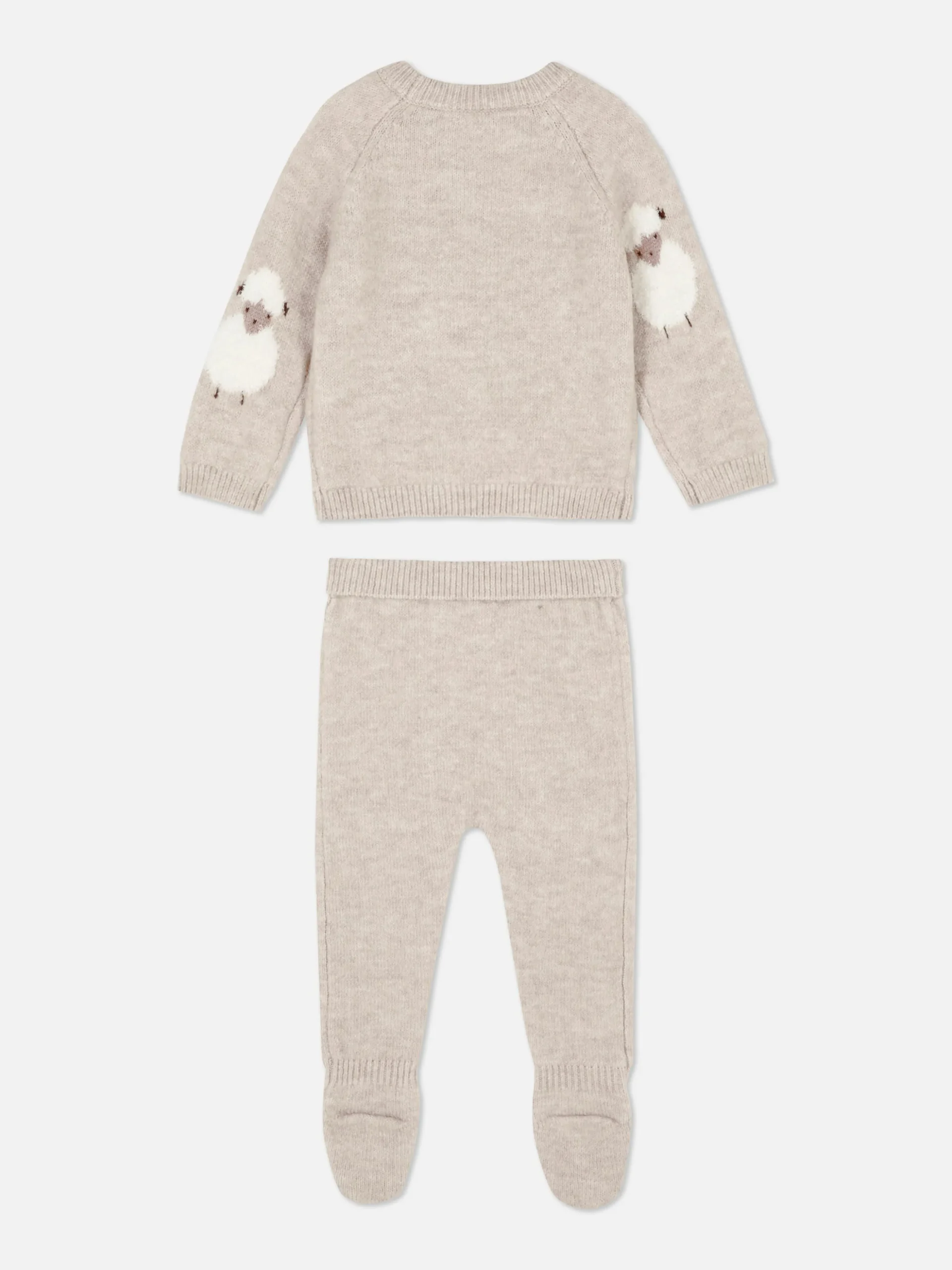 Ensemble Coordonné Pull Et Legging En Tricot Mouton
