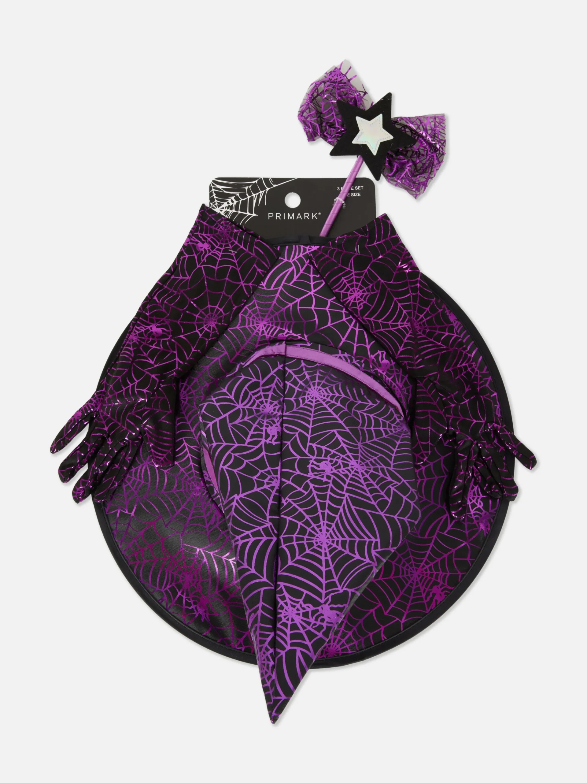 Ensemble D'accessoires 3-pièces Sorcière D'Halloween