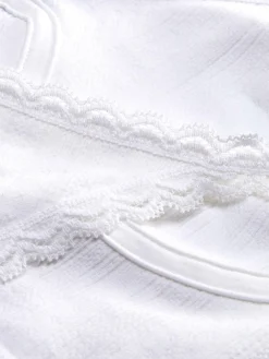 Ensemble De Lingerie En Pointelle Non Rembourré