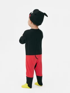 Ensemble Grenouillère Et Bonnet Disney Mickey Mouse