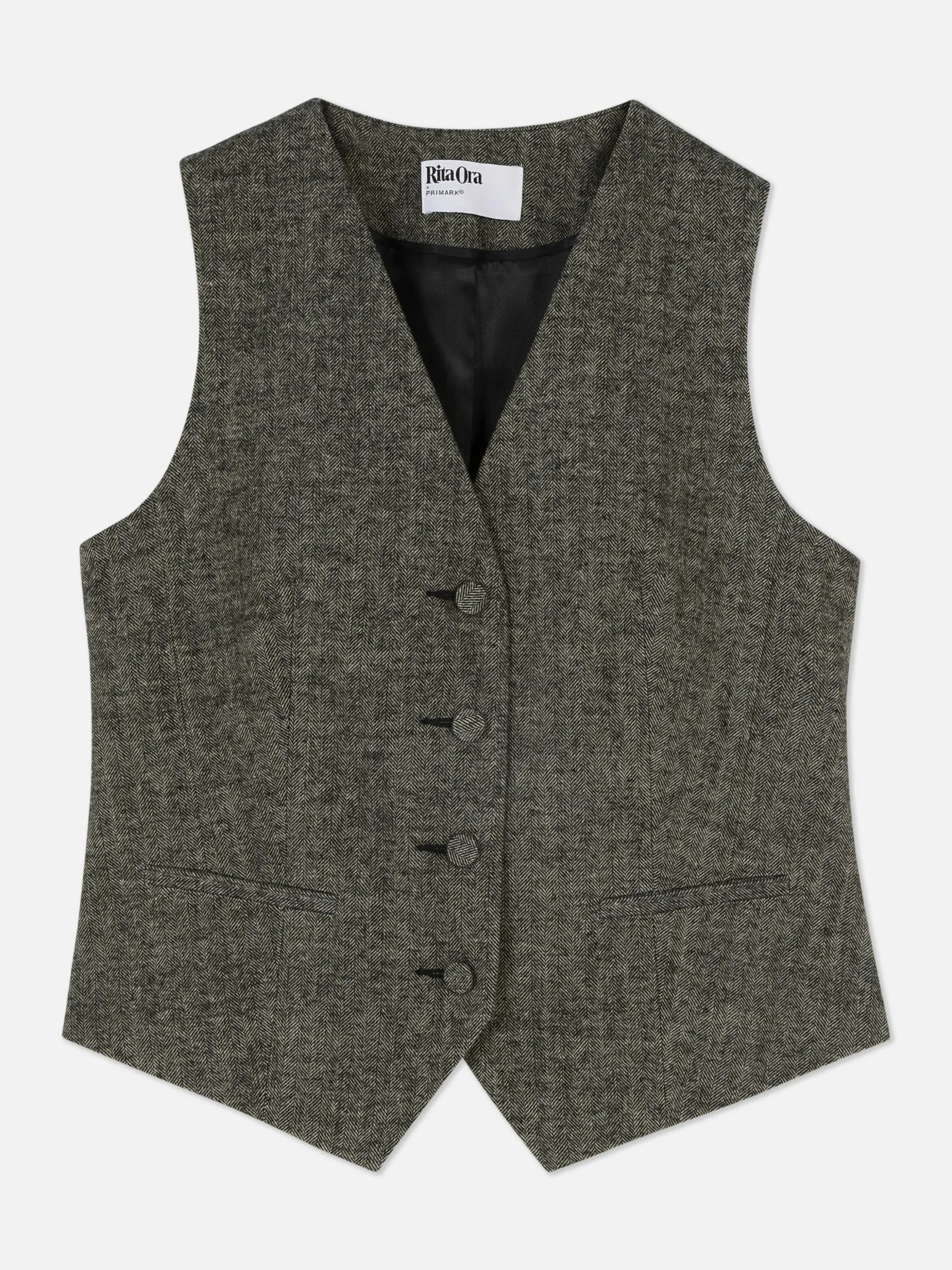 Gilet Avec Chevrons à Boutonnage Simple Rita Ora