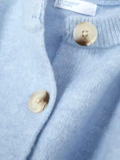 Gilet Boutonné à Col Ras-du-cou