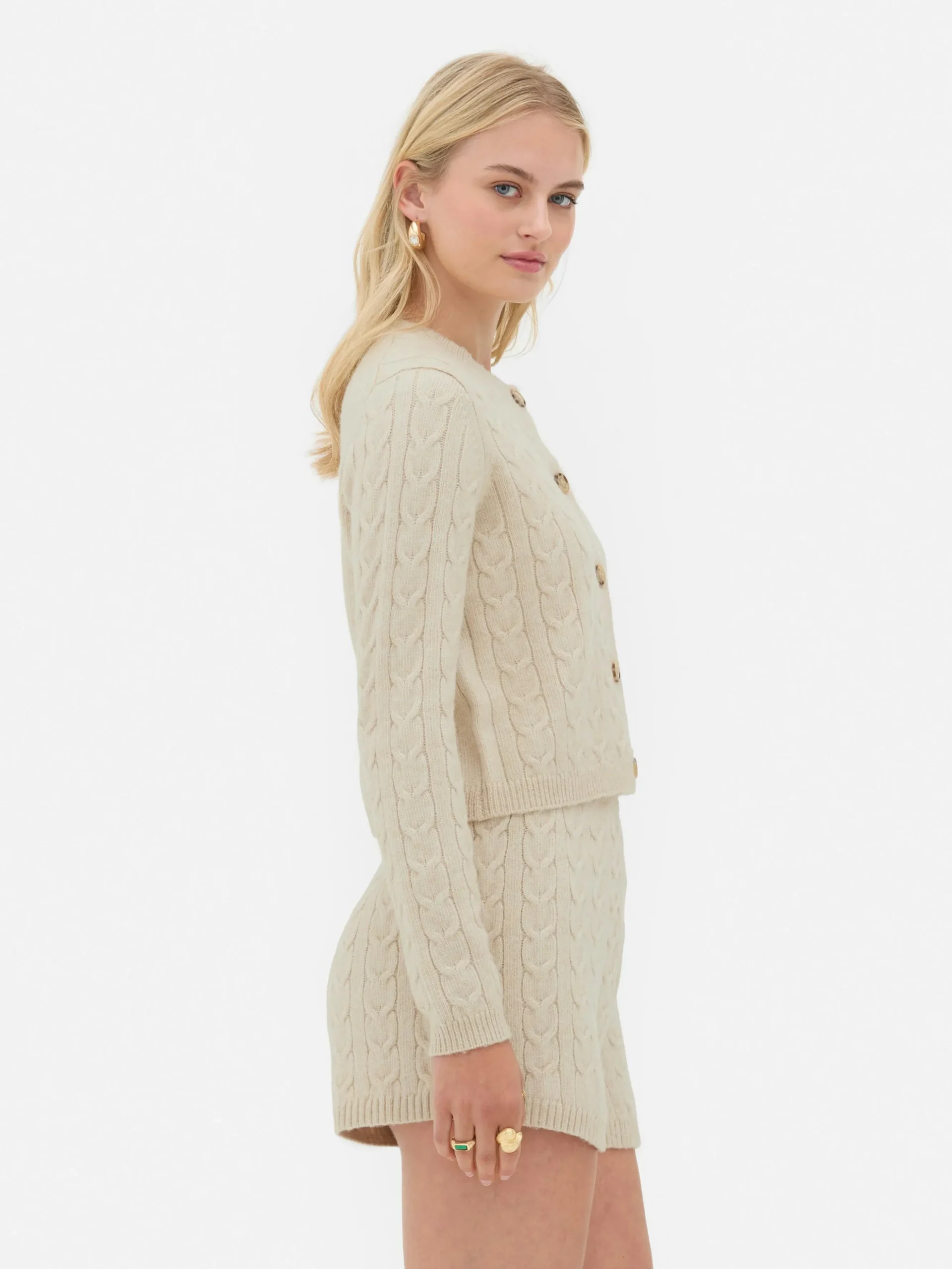 Gilet En Maille Torsadée Rita Ora