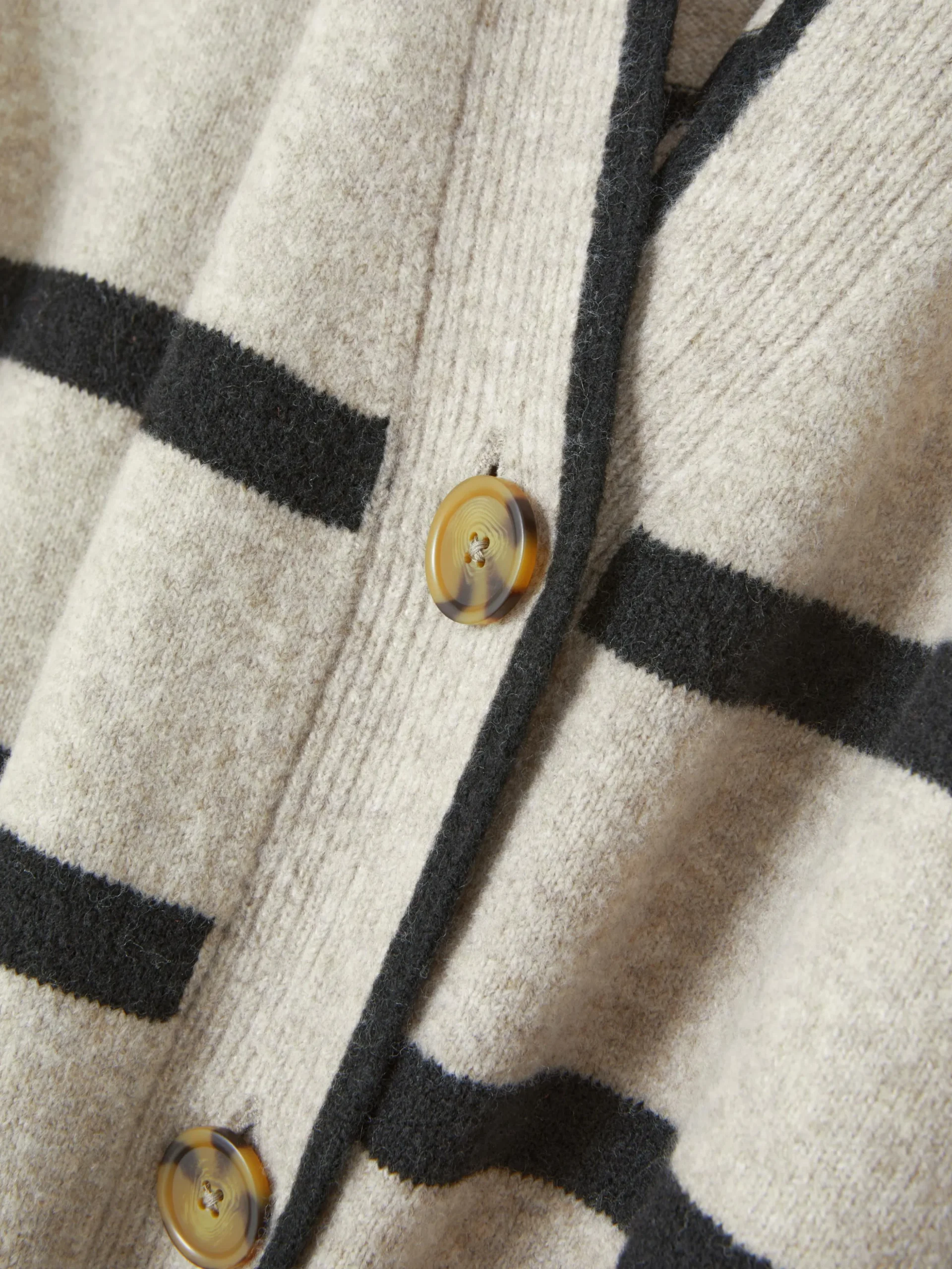 Gilet Long à Rayures