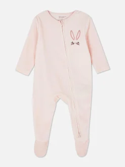 Grenouillère Lapin En Velours