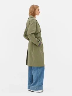 Imperméable à Double Boutonnage Et Ceinture