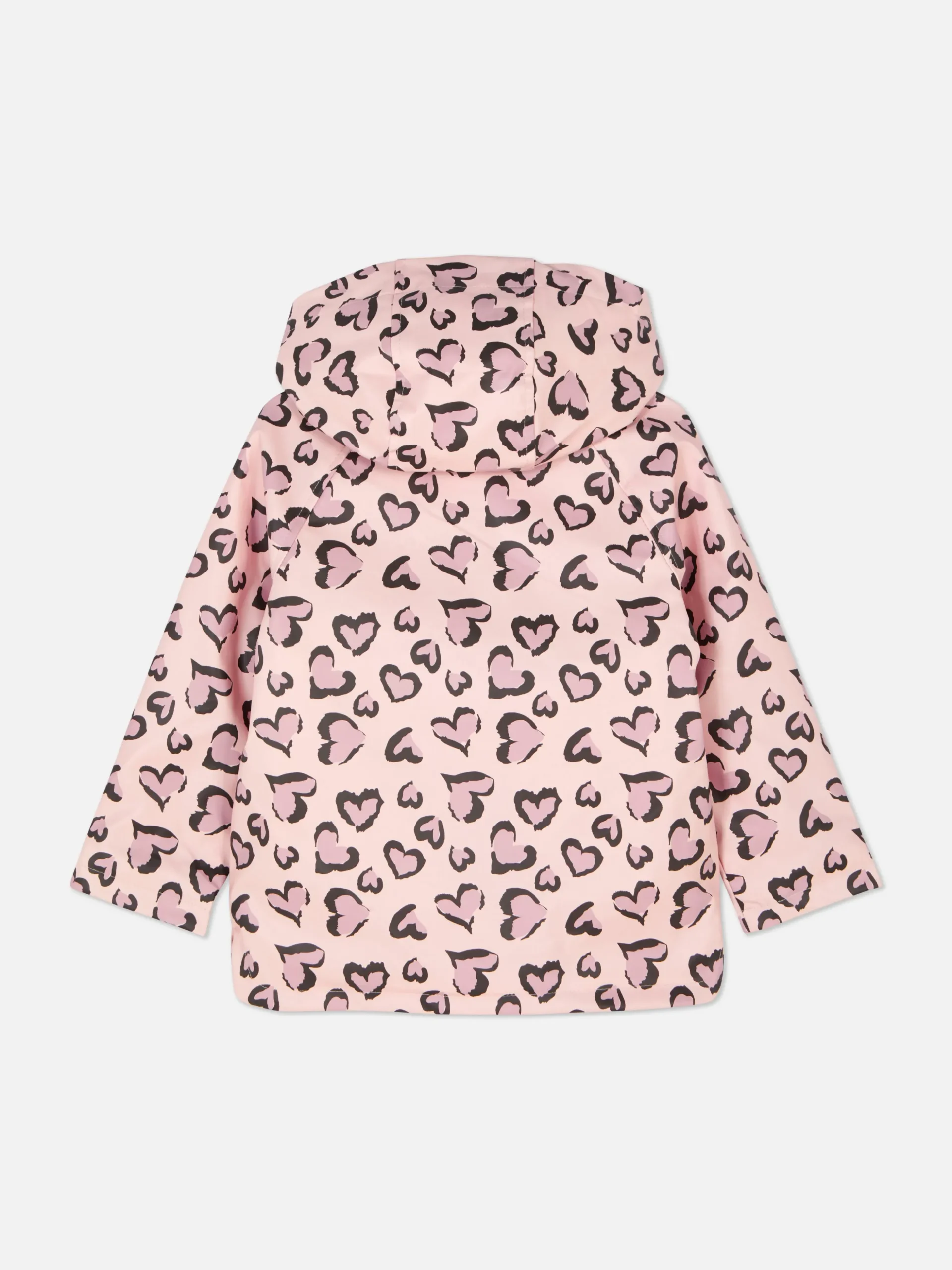 Imperméable à Motif Cœur Léopard