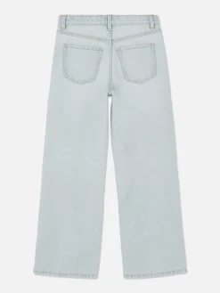 Jean Denim Large Fendu
