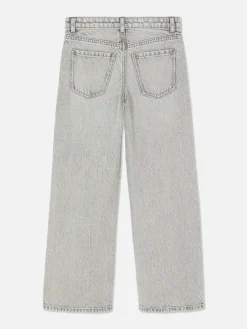 Jean Denim Large Fendu