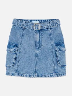 Jupe Cargo En Denim