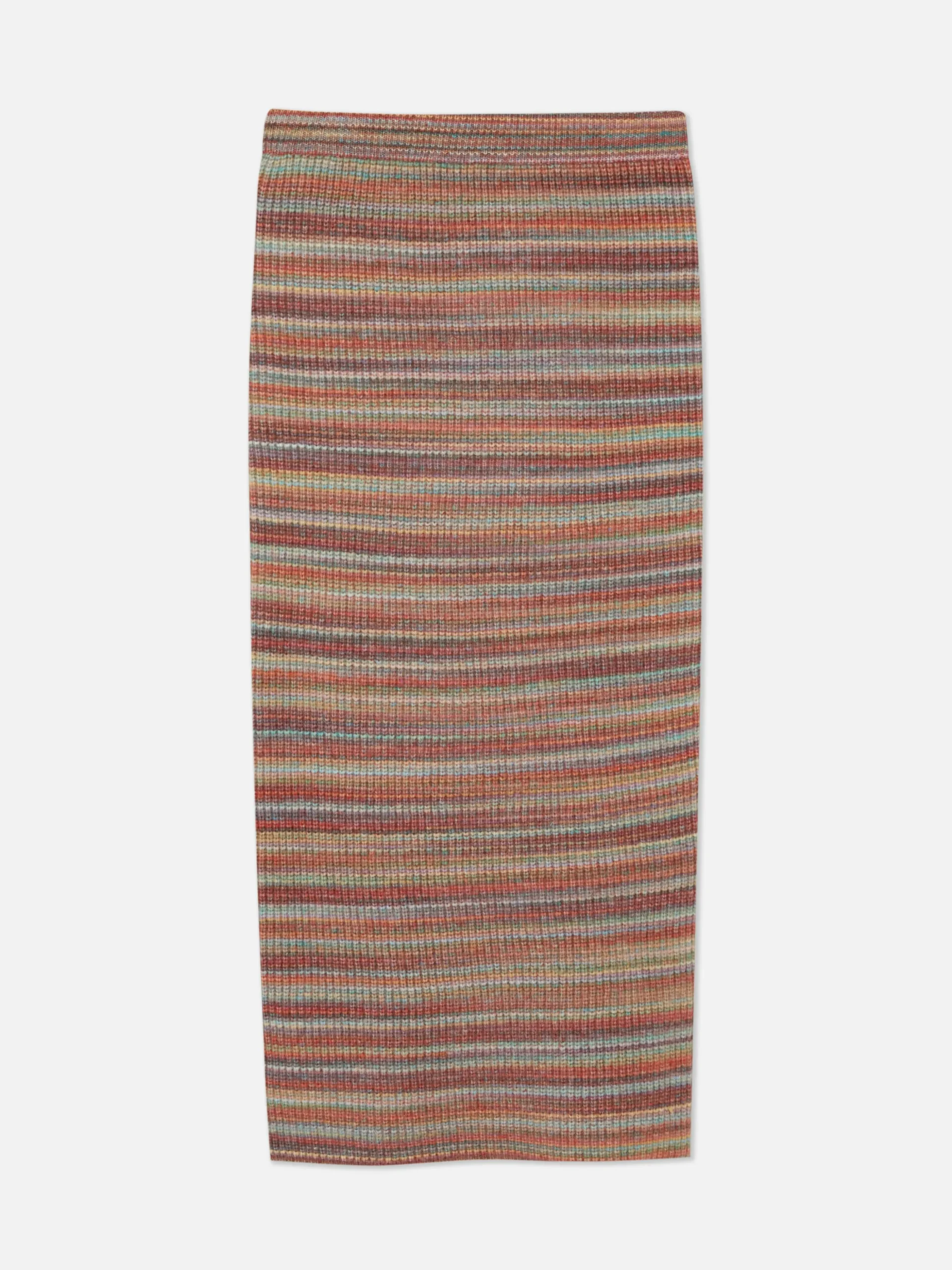 Jupe Mi-longue En Tricot Rayé Rita Ora à Coordonner