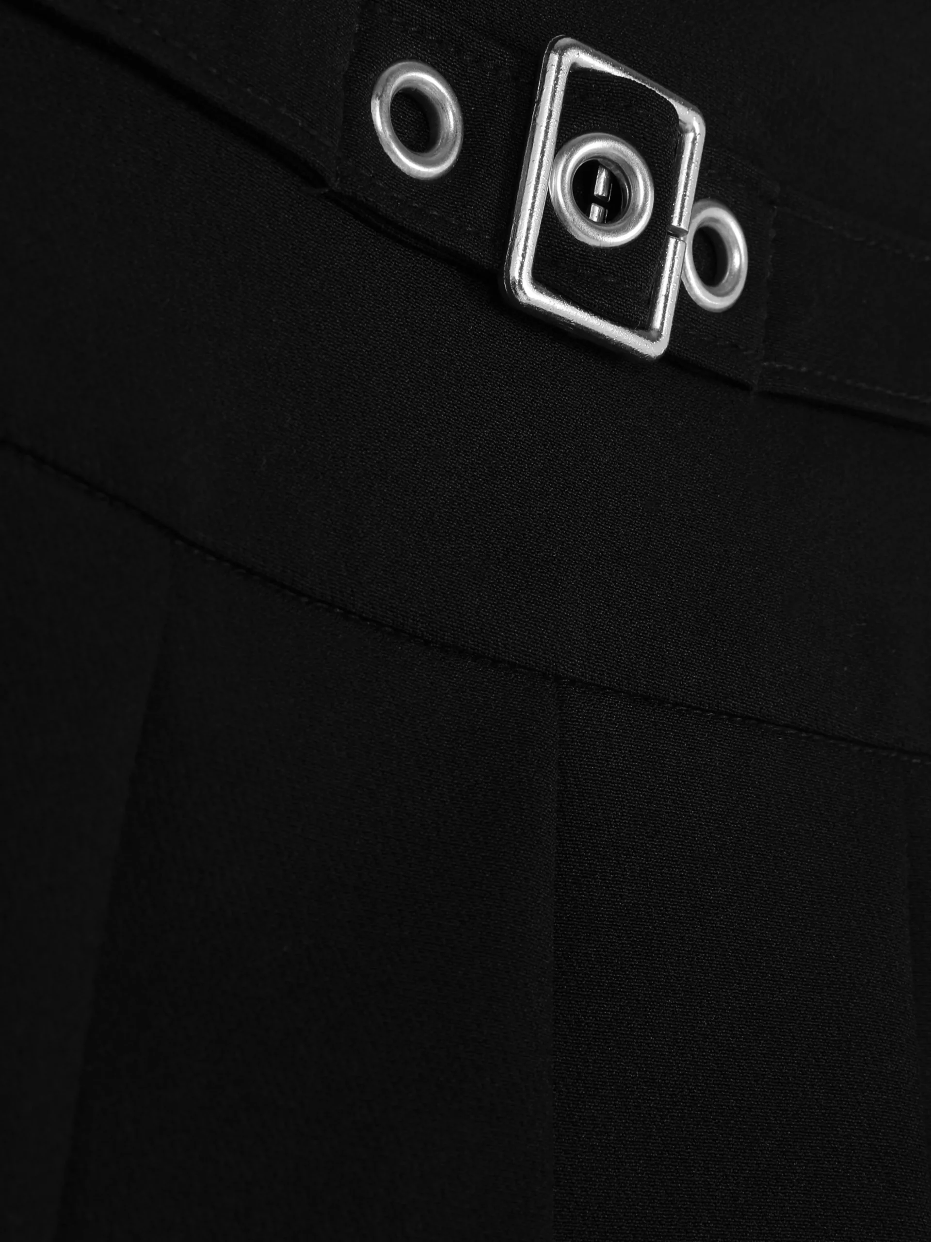 Jupe Plissée Avec Ceinture à Boucle