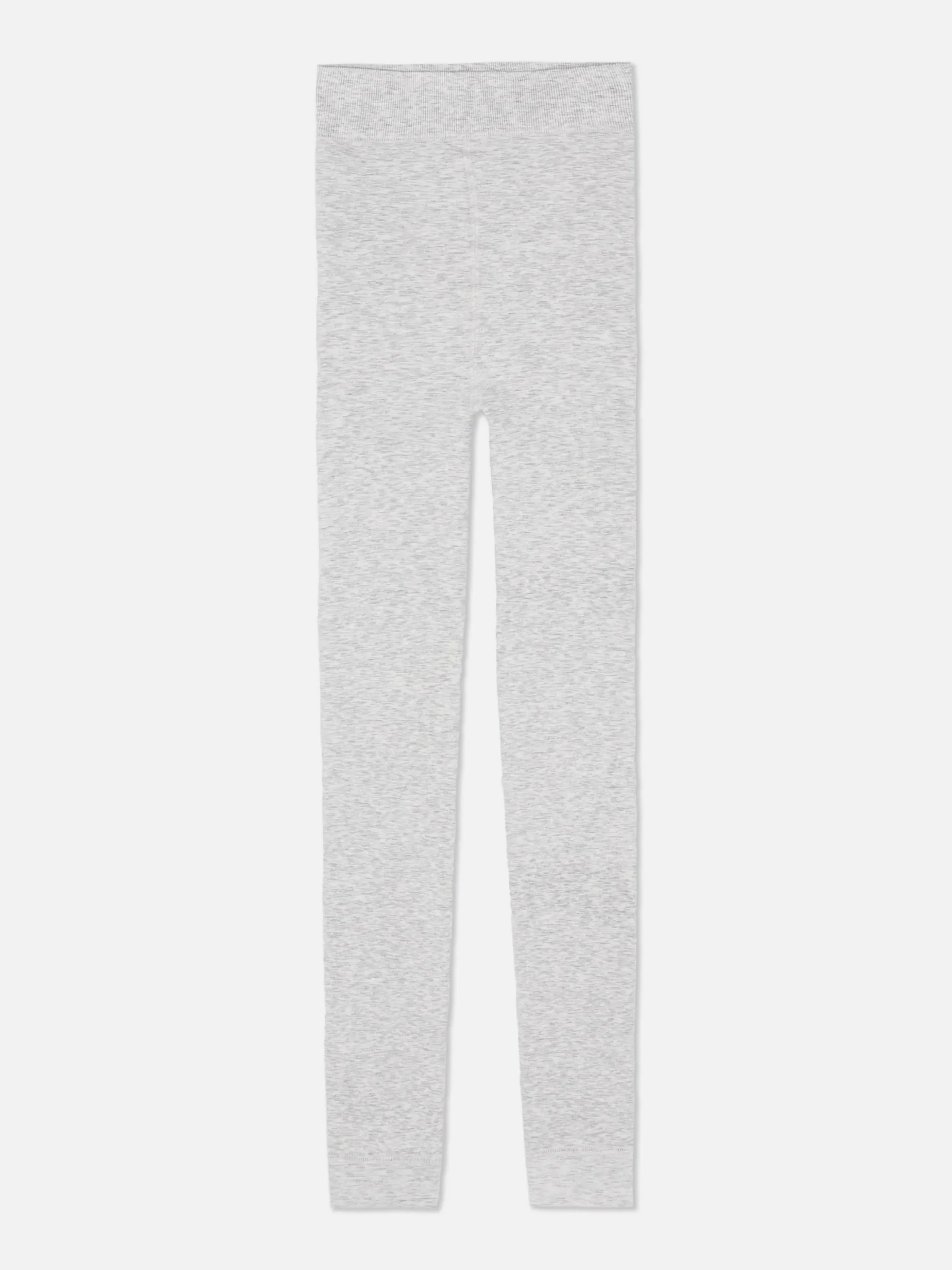 Legging Chiné Doublé De Velours Duveteux