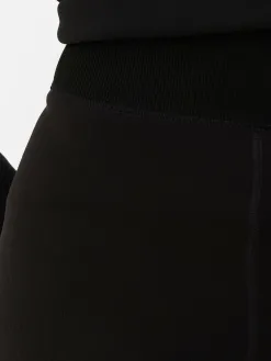 Legging Court Doublé En Velours