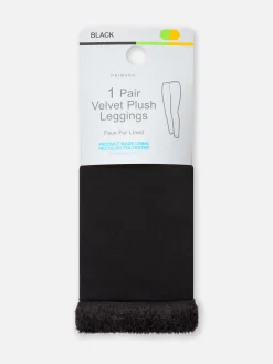 Legging Taille Haute à Doublure Duveteuse