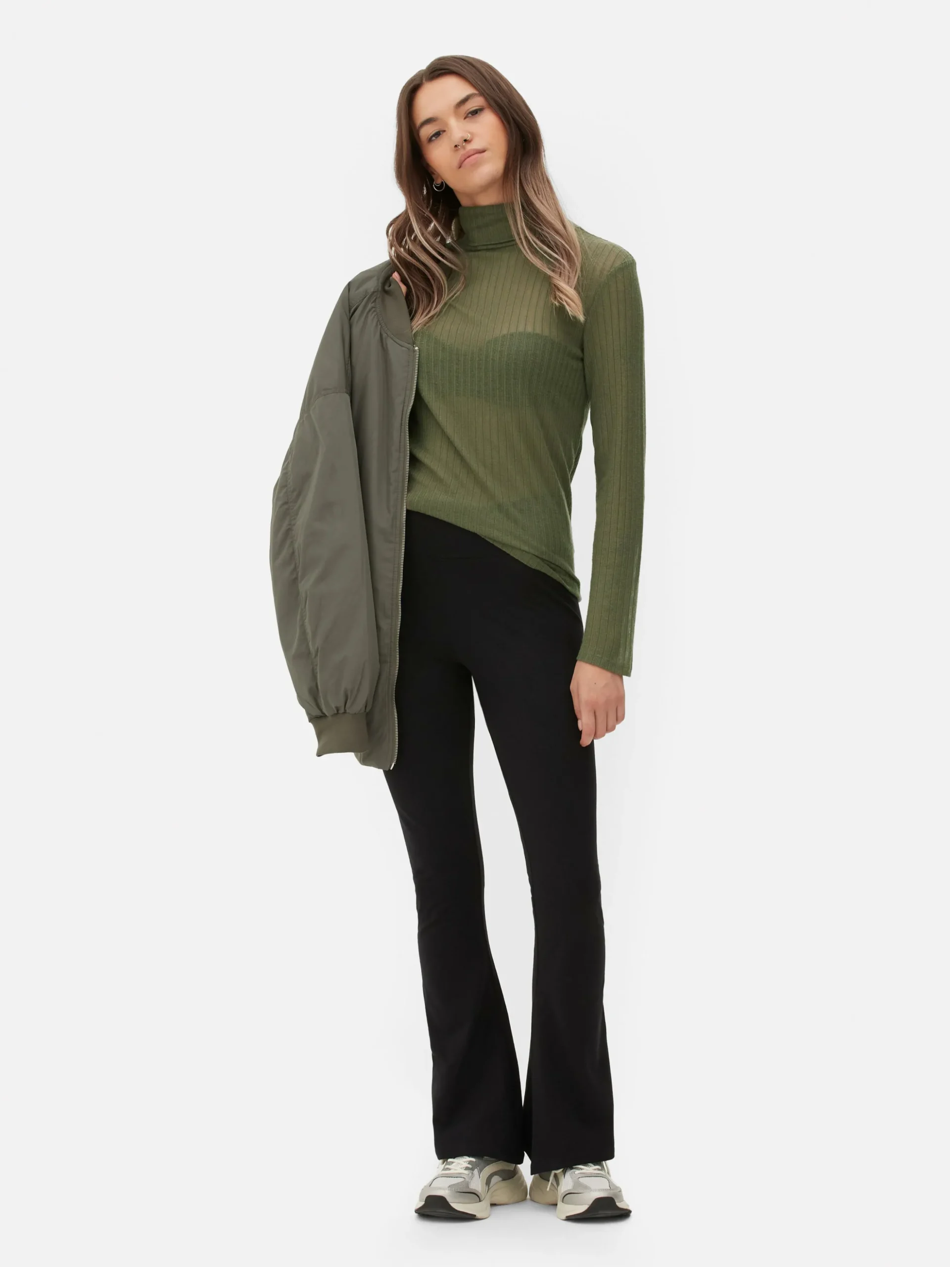 Legging Taille Haute évasé En Jersey