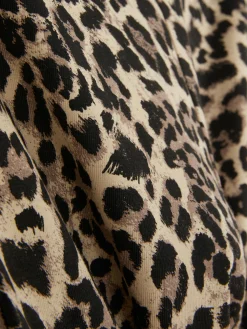 Legging évasé à Imprimé Léopard