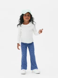 Legging évasé Côtelé