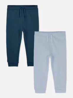 Lot De 2 Bas De Jogging à Revers Avec Cordon De Serrage