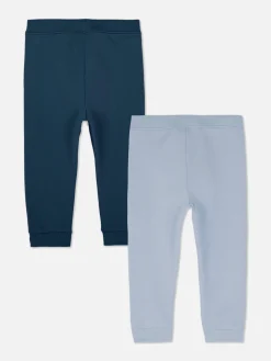Lot De 2 Bas De Jogging à Revers Avec Cordon De Serrage