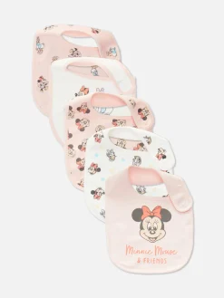 Lot De 5 Bavoirs Disney Minnie Mouse Et Daisy Duck