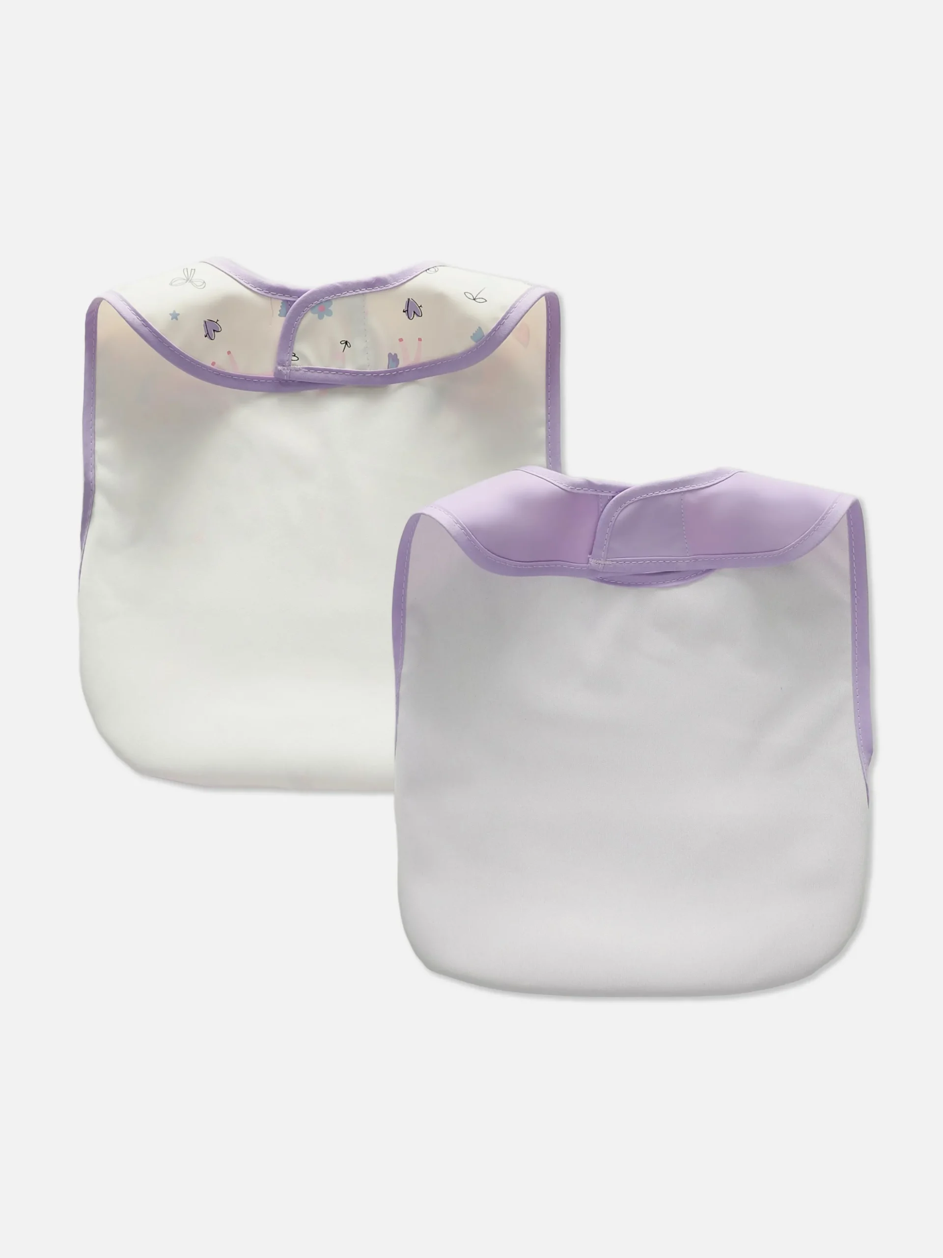 Lot De 2 Bavoirs Licorne Tour De Cou