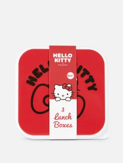 Lot De 3 Boîtes à Encas Hello Kitty