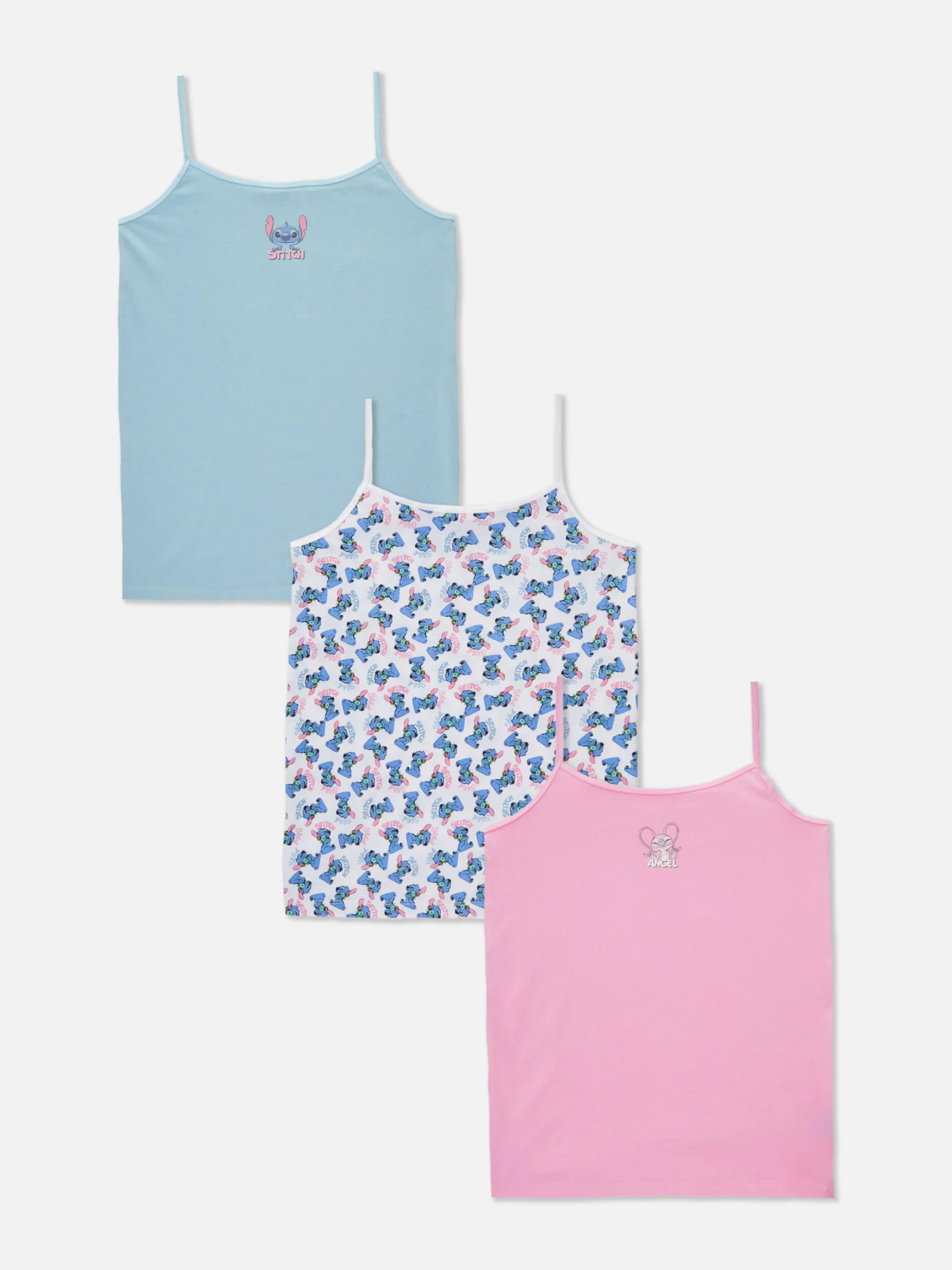 Lot De 3 Caracos Disney Stitch