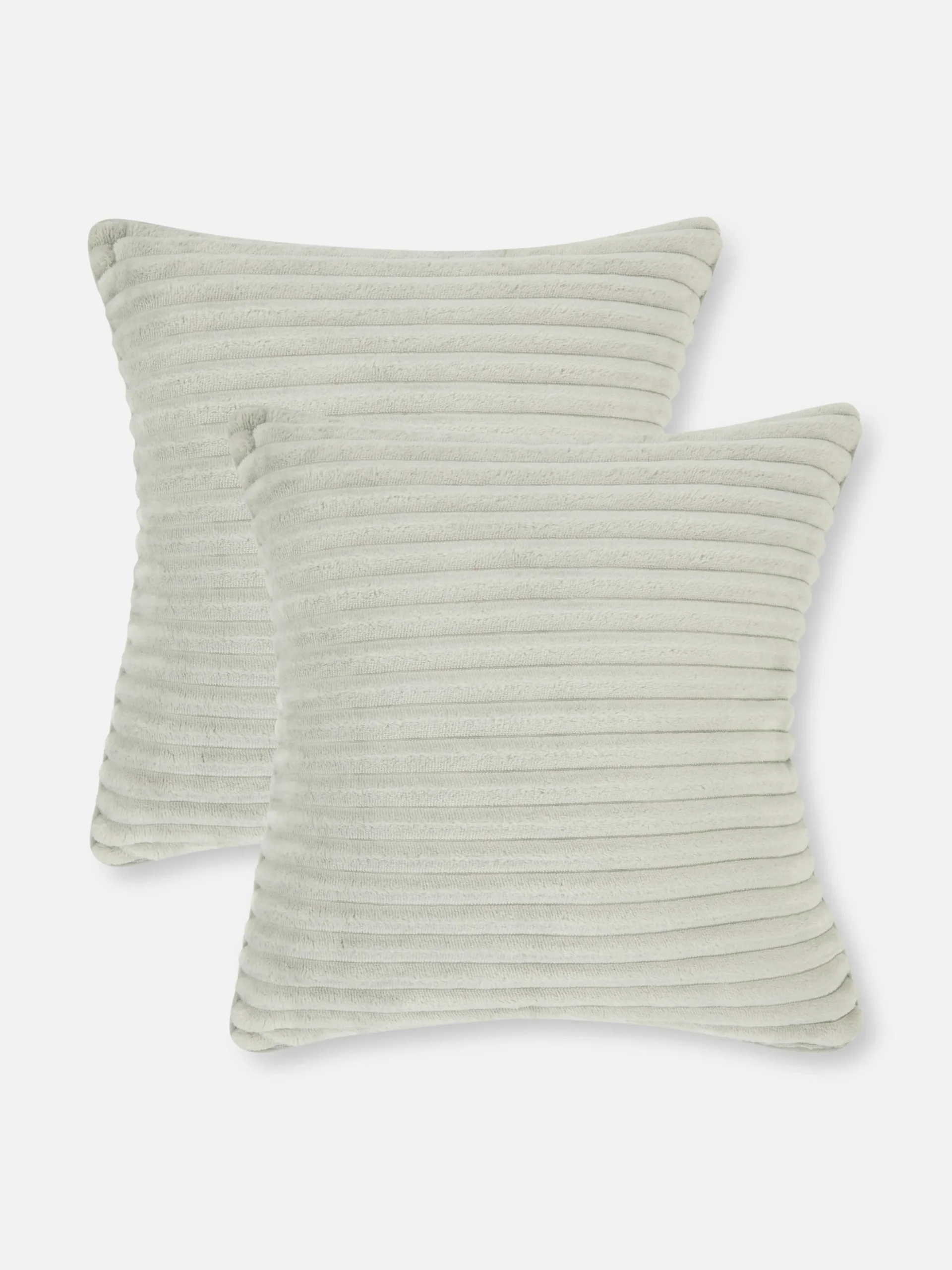 Lot De 2 Coussins Côtelés