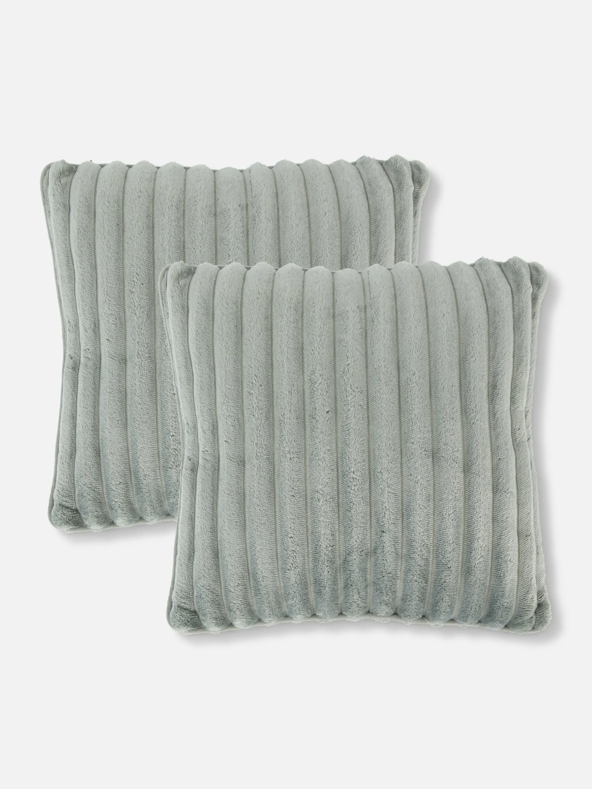 Lot De 2 Coussins Côtelés Confortables