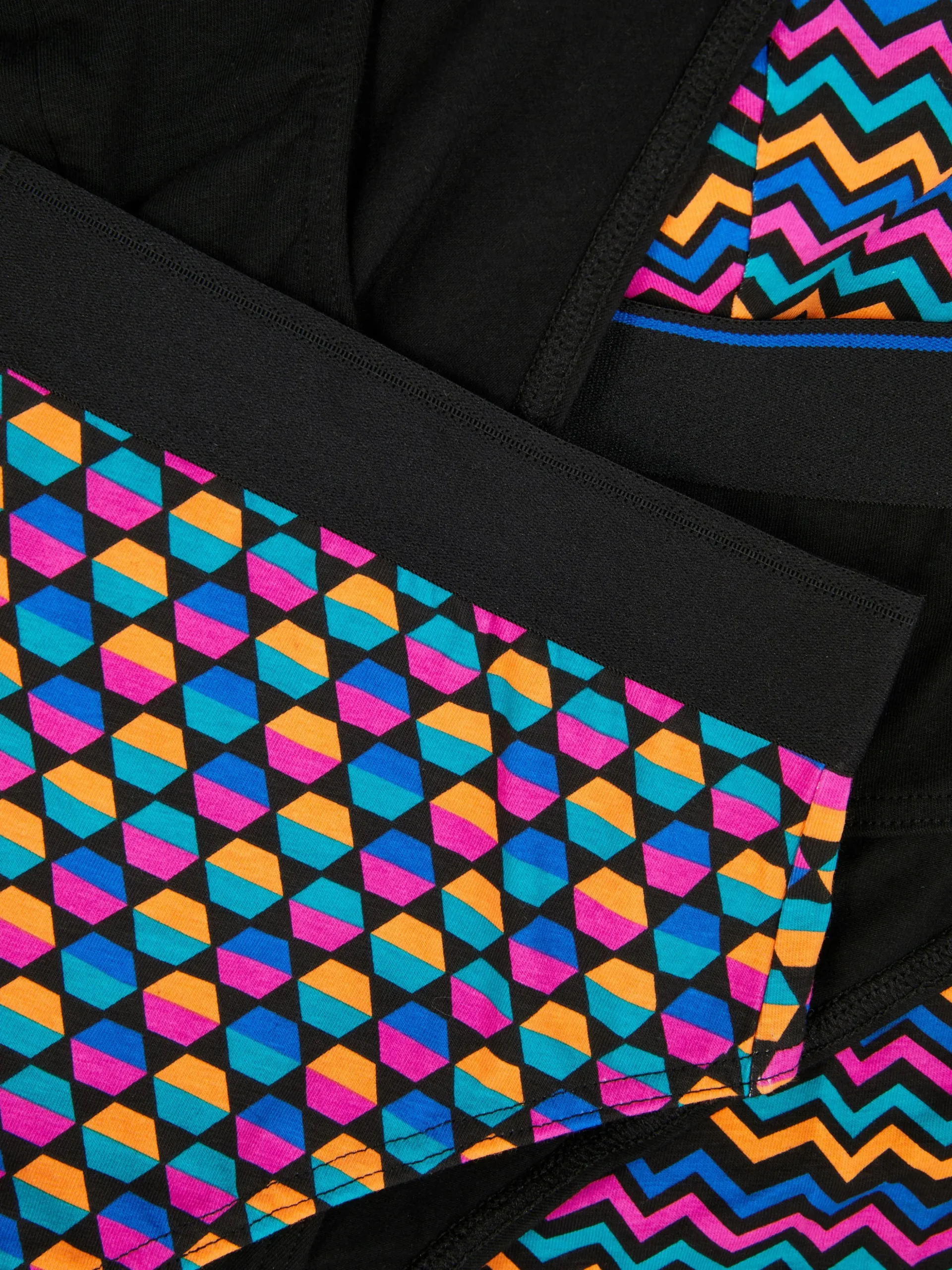 Lot De 5 Culottes à Motifs Géométriques Variés