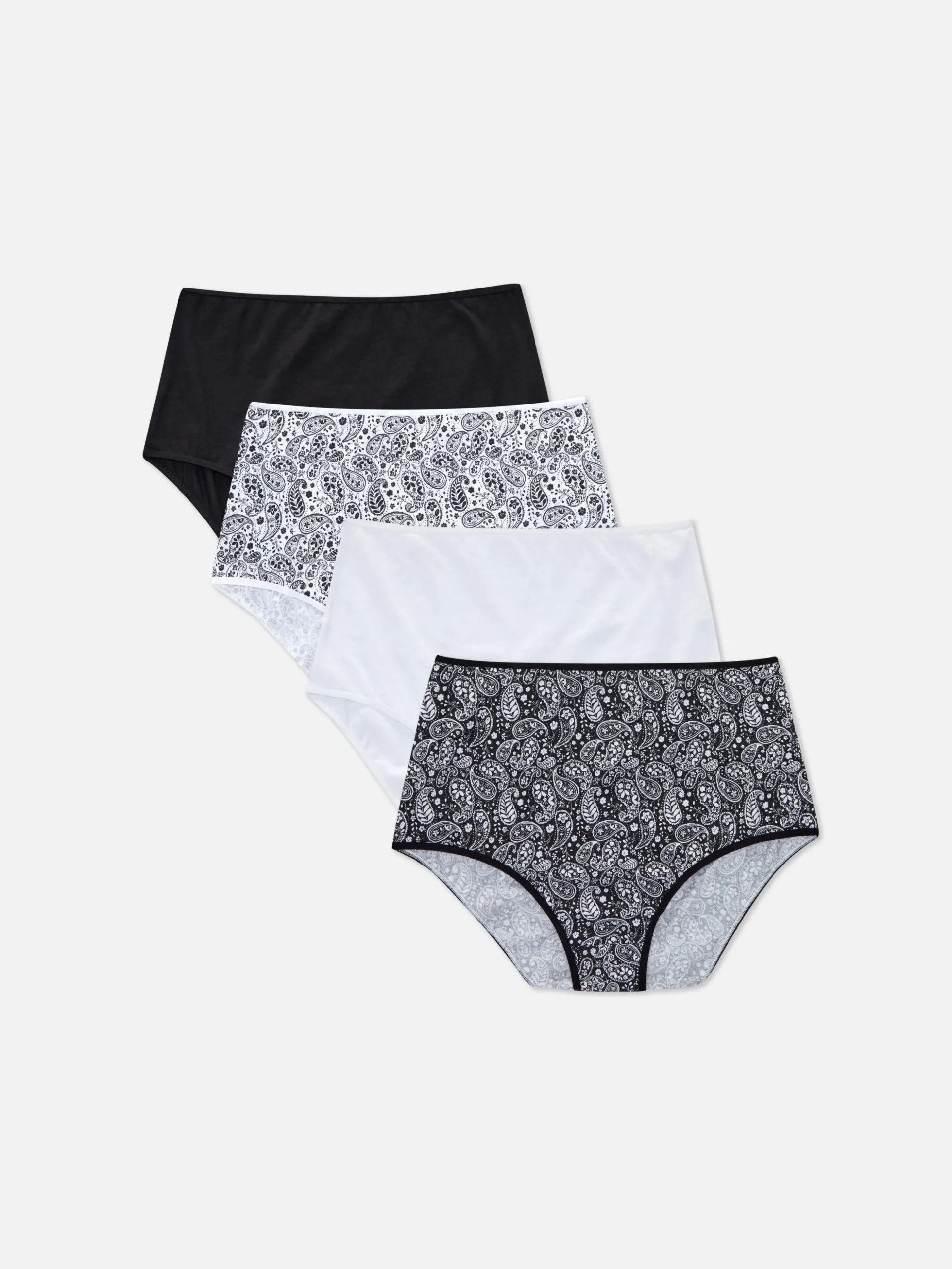 Lot De 4 Culottes Hautes Tendances à Imprimé