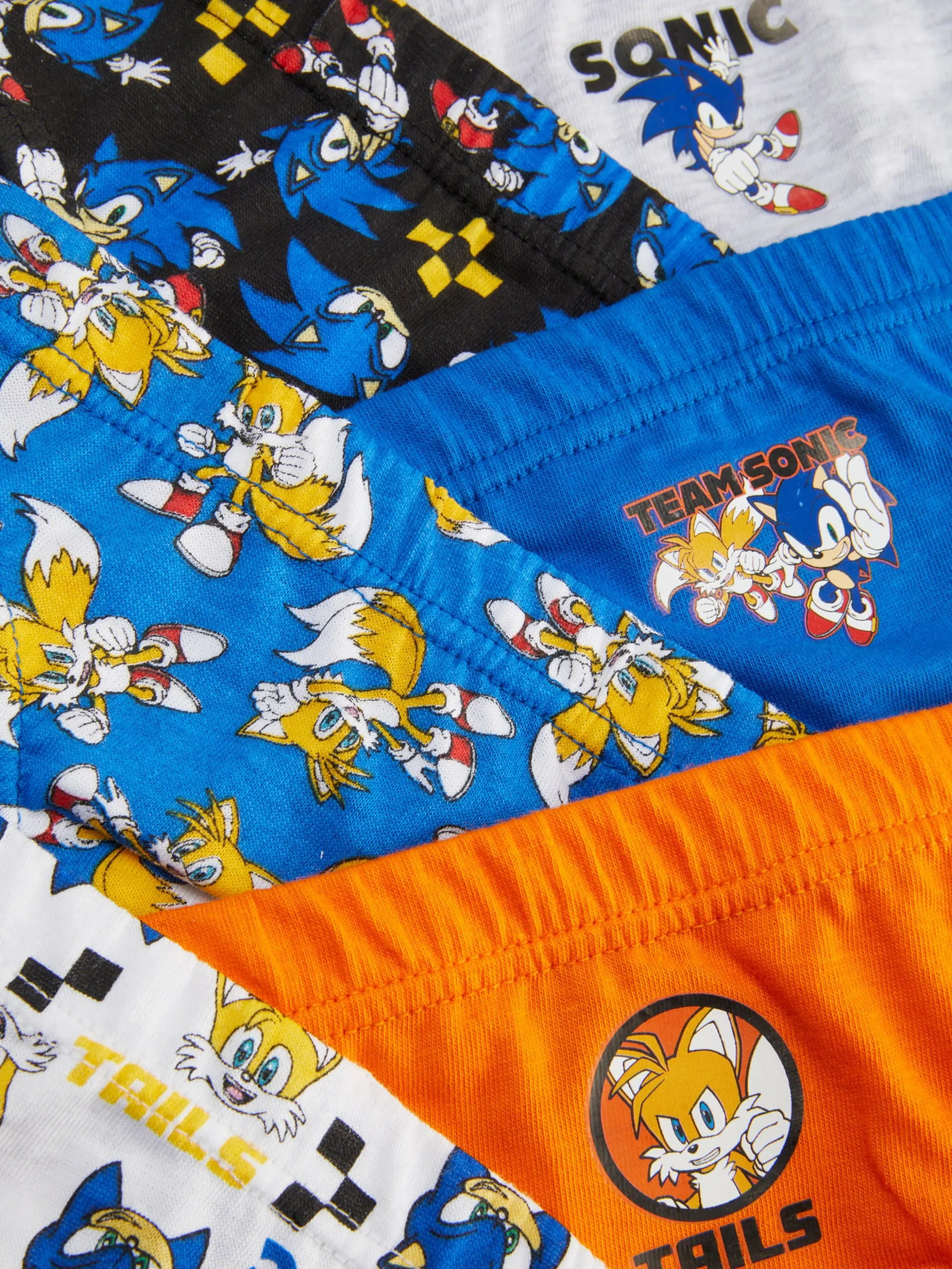 Lot De 6 Culottes Sonic Le Hérisson