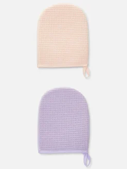 Lot De 2 Gants Démaquillants Double Face