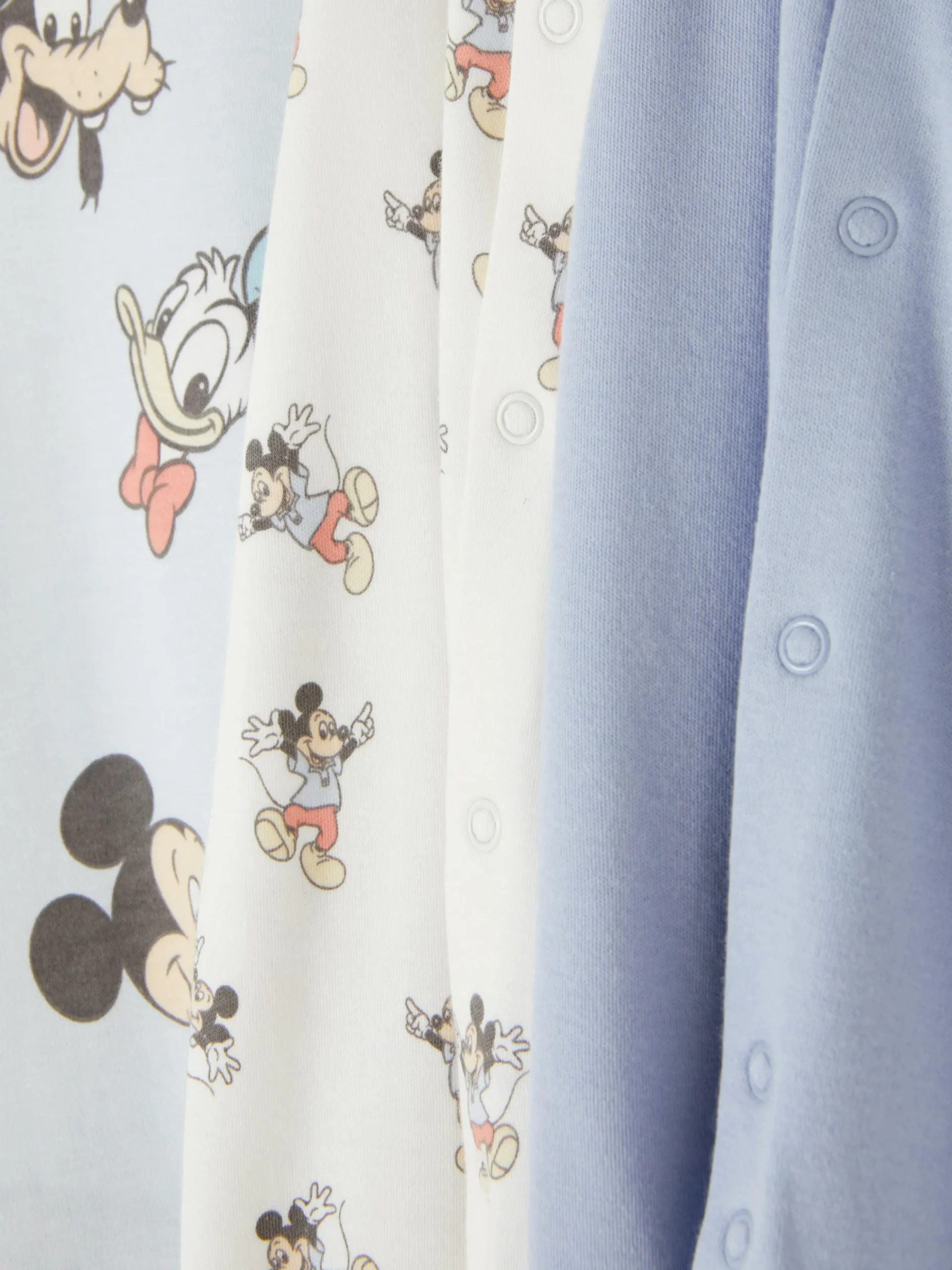 Lot De 3 Grenouillères Disney Mickey Mouse Et Ses Amis