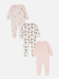 Lot De 3 Grenouillères Disney Minnie Mouse Et Daisy