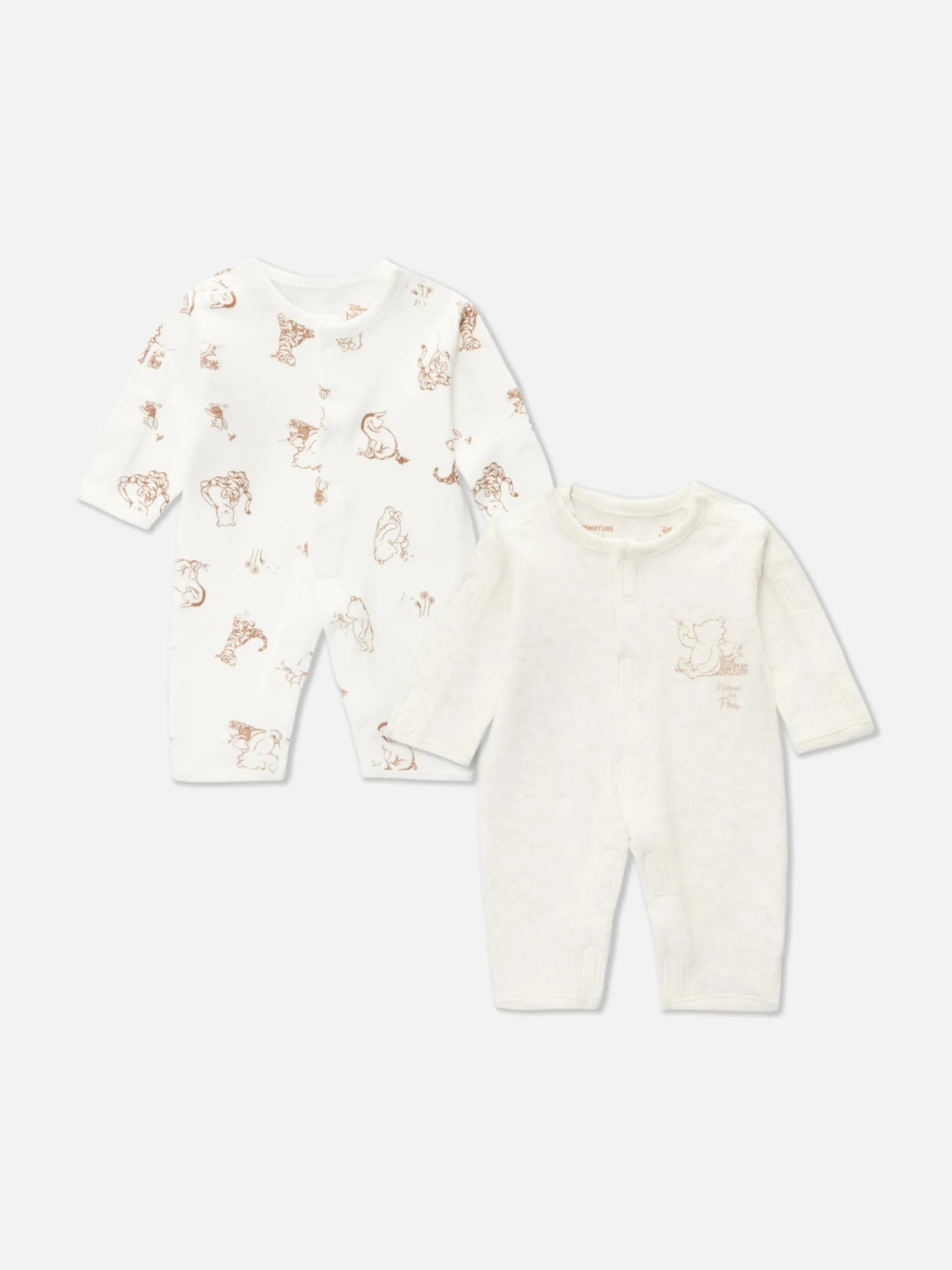Lot De 2 Grenouillères Pour Bébé Prématuré Disney