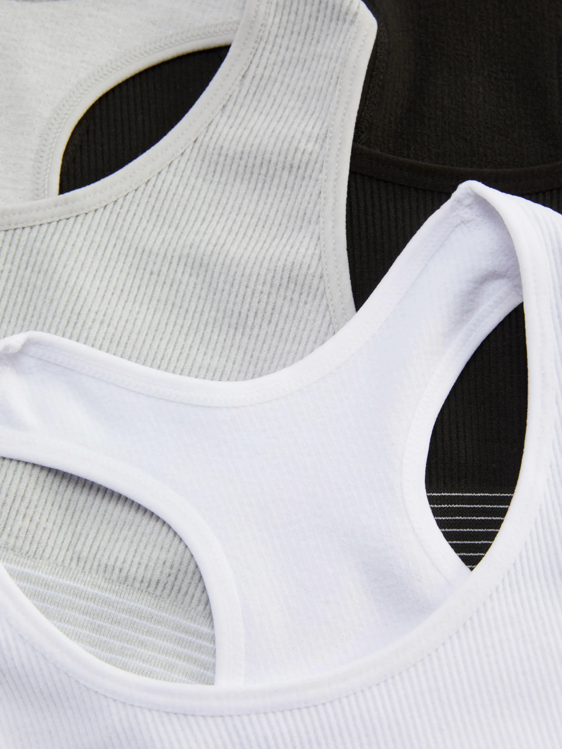 Lot De 3 Hauts Courts Sans Coutures à Dos Nageur