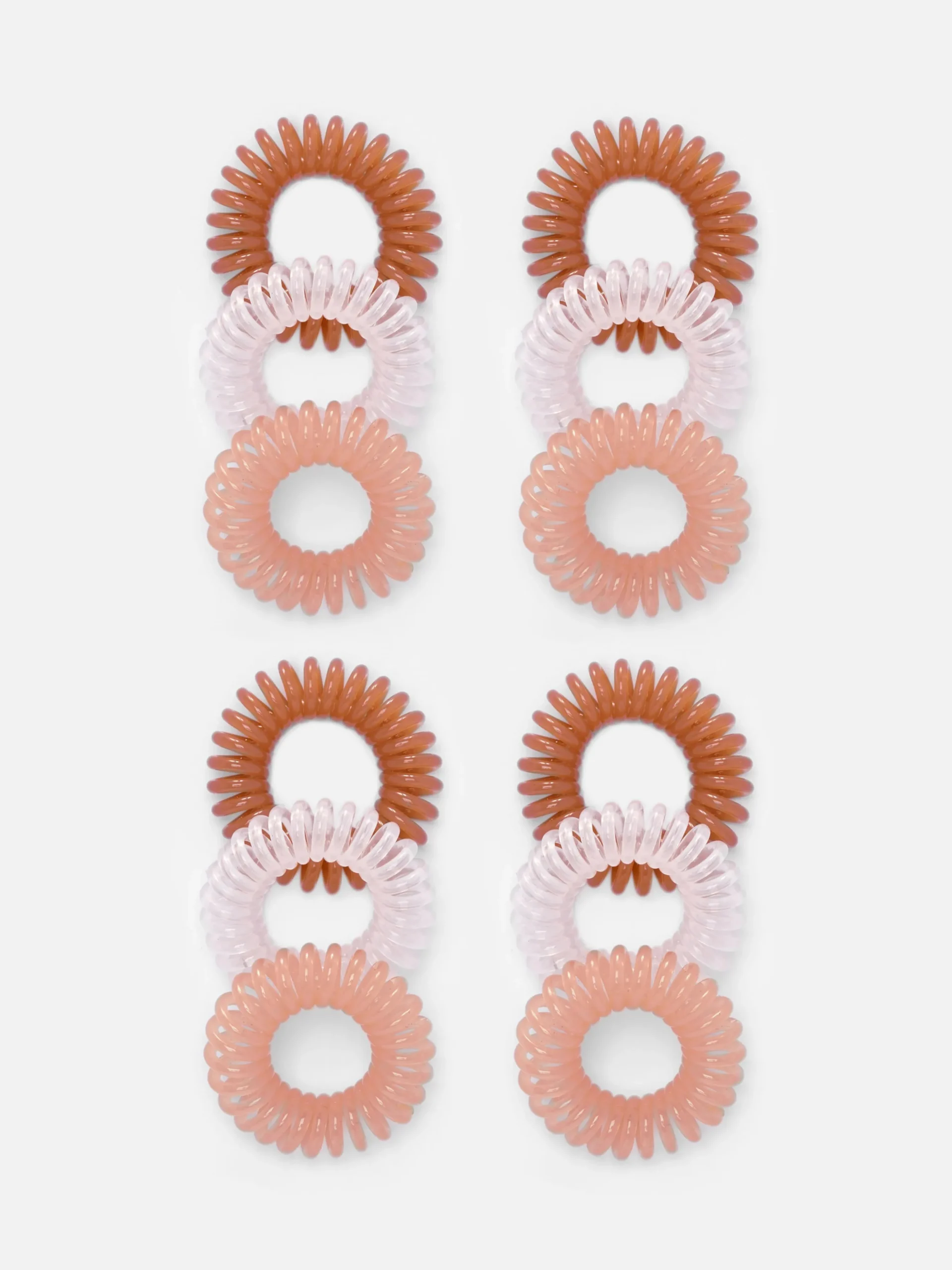 Lot De 12 élastiques Pour Cheveux En Spirale